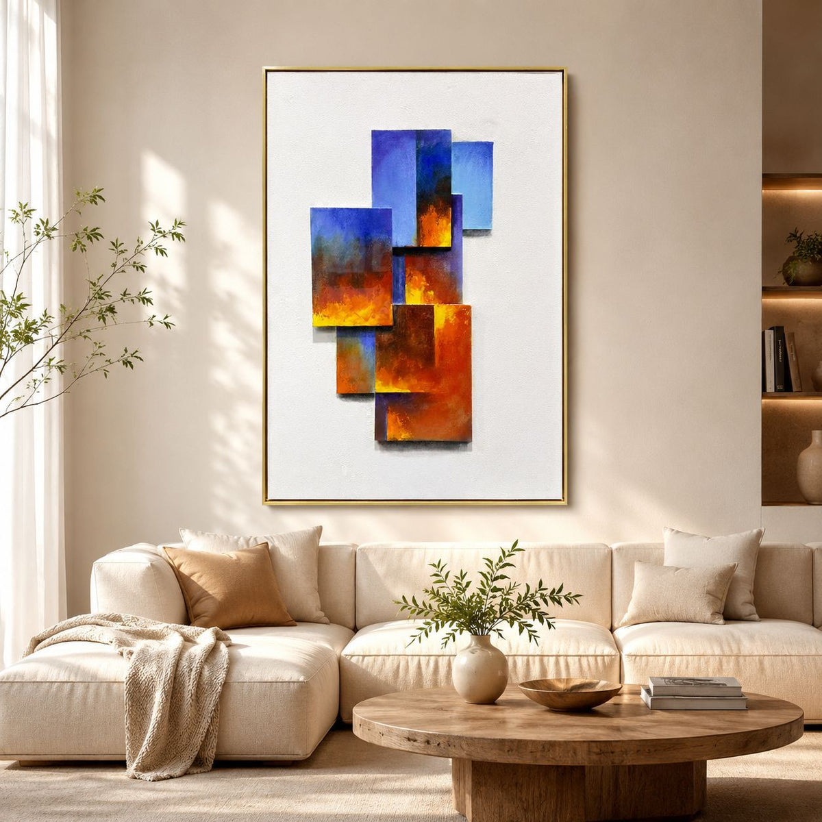 Abstrakte Mehrpaneel-Wandkunst