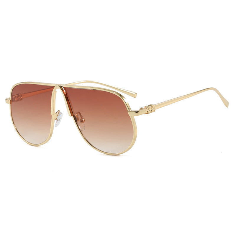 Damen Pilotensonnenbrille mit hochwertigem Metallrahmen und polarisierten Gläsern Brehn