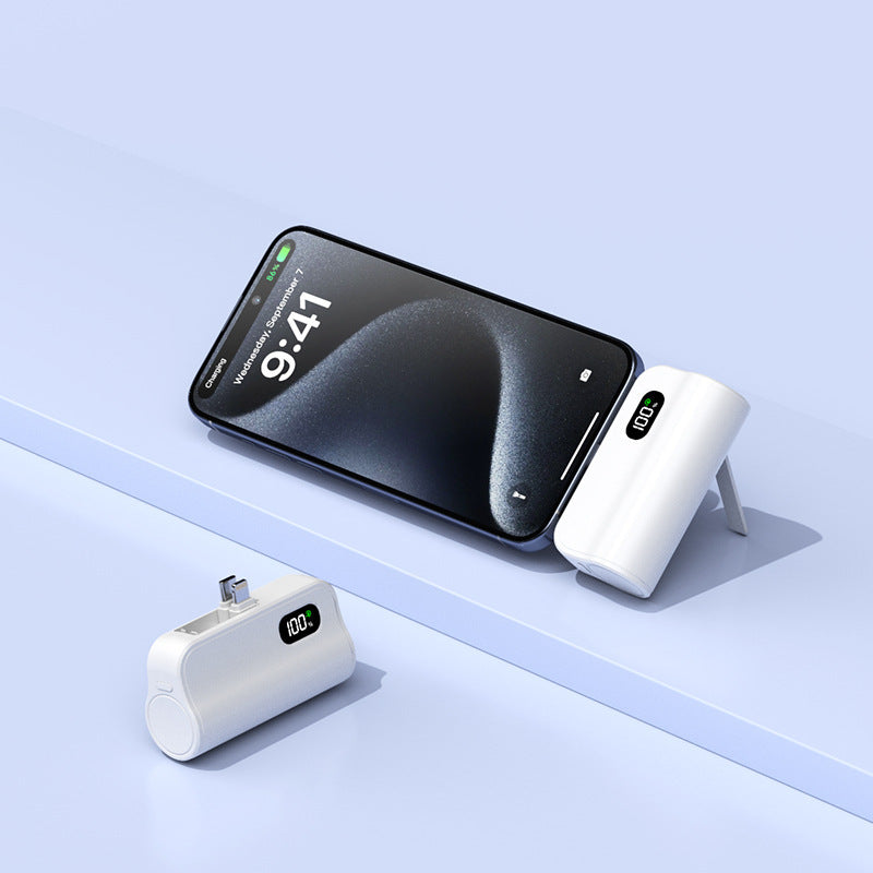 Faltbare Powerbank mit Digitaler Ladeanzeige Brehn