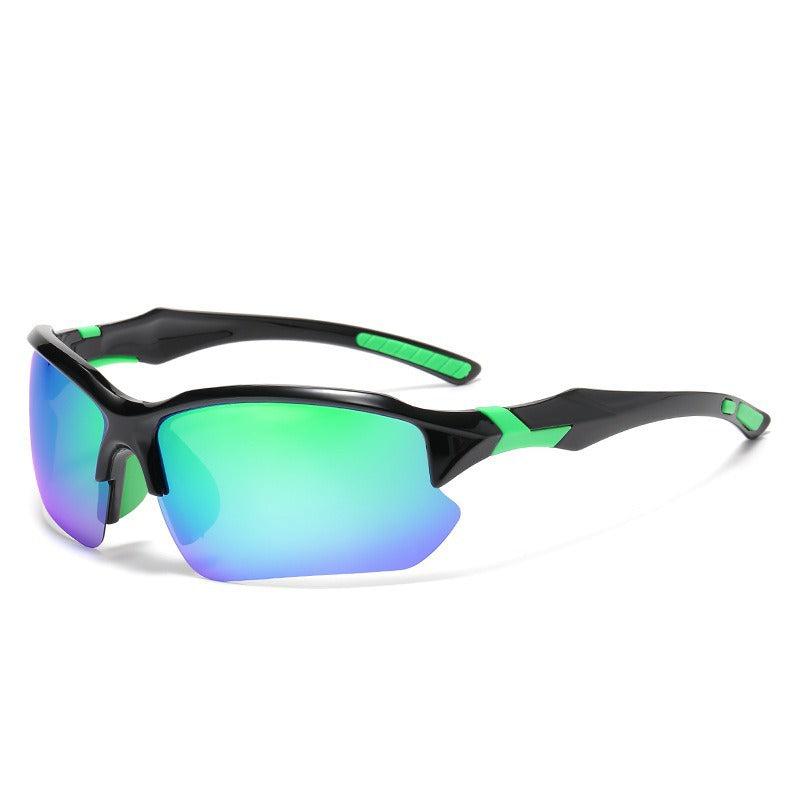 Unisex nan sportliche Performance-Sonnenbrille mit teilrahmen polarisiert UV-Schutz rutschfeste Nasenpads Brehn