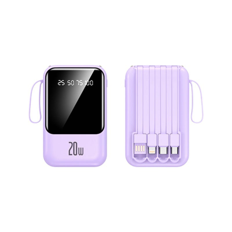 Tragbare Powerbank mit Hochmoderner Ladeanzeige und Schnellem Usb-C Anschluss Brehn