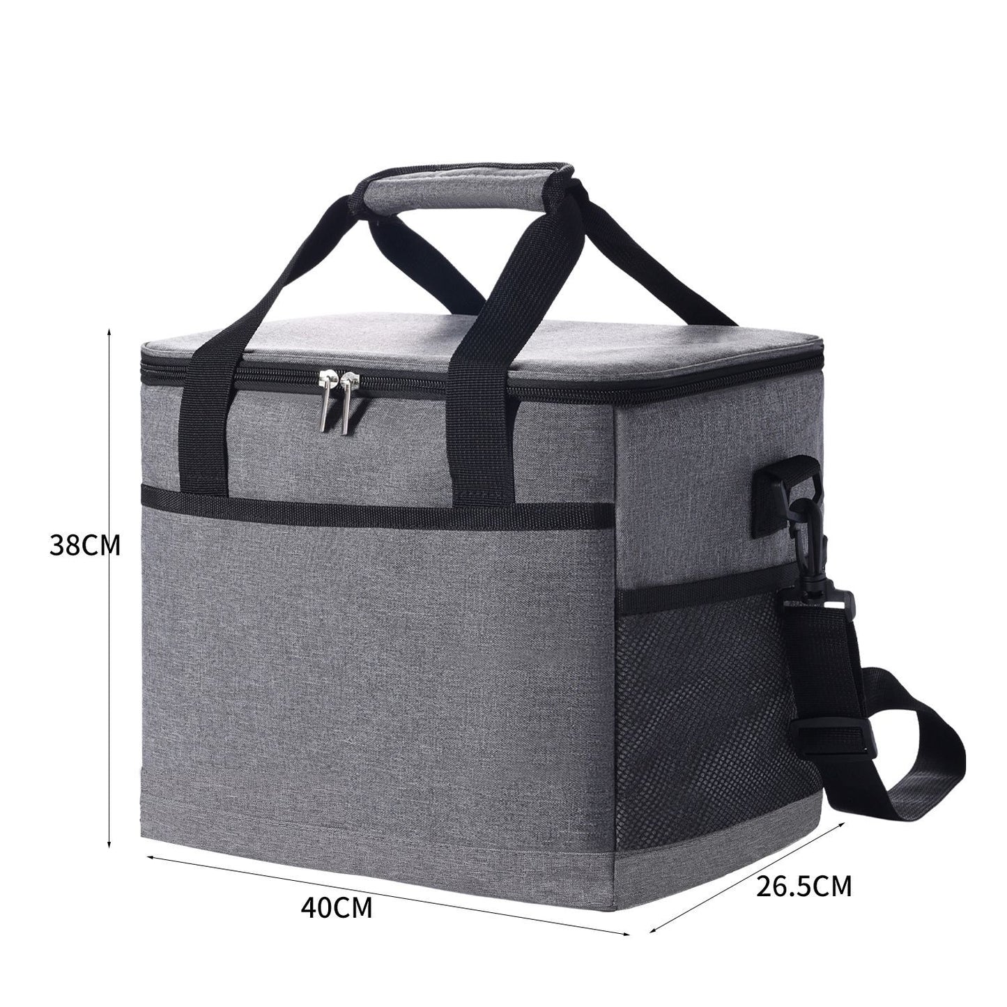 Unisex Kühltasche mit zusätzlichem Isolierfach und praktischem Tragegriff Brehn