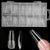 Klarer Weicher Gel-Nagelspitzen-Set Brehn