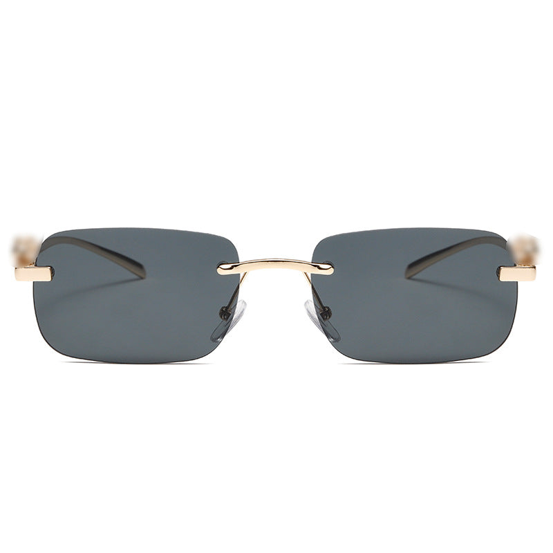 Damen stilvolle rechteckige Sonnenbrille Brehn