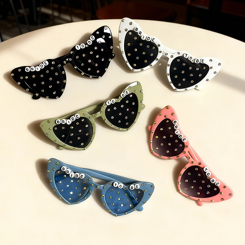 Braut-in-spe herzförmige Sonnenbrille Brehn