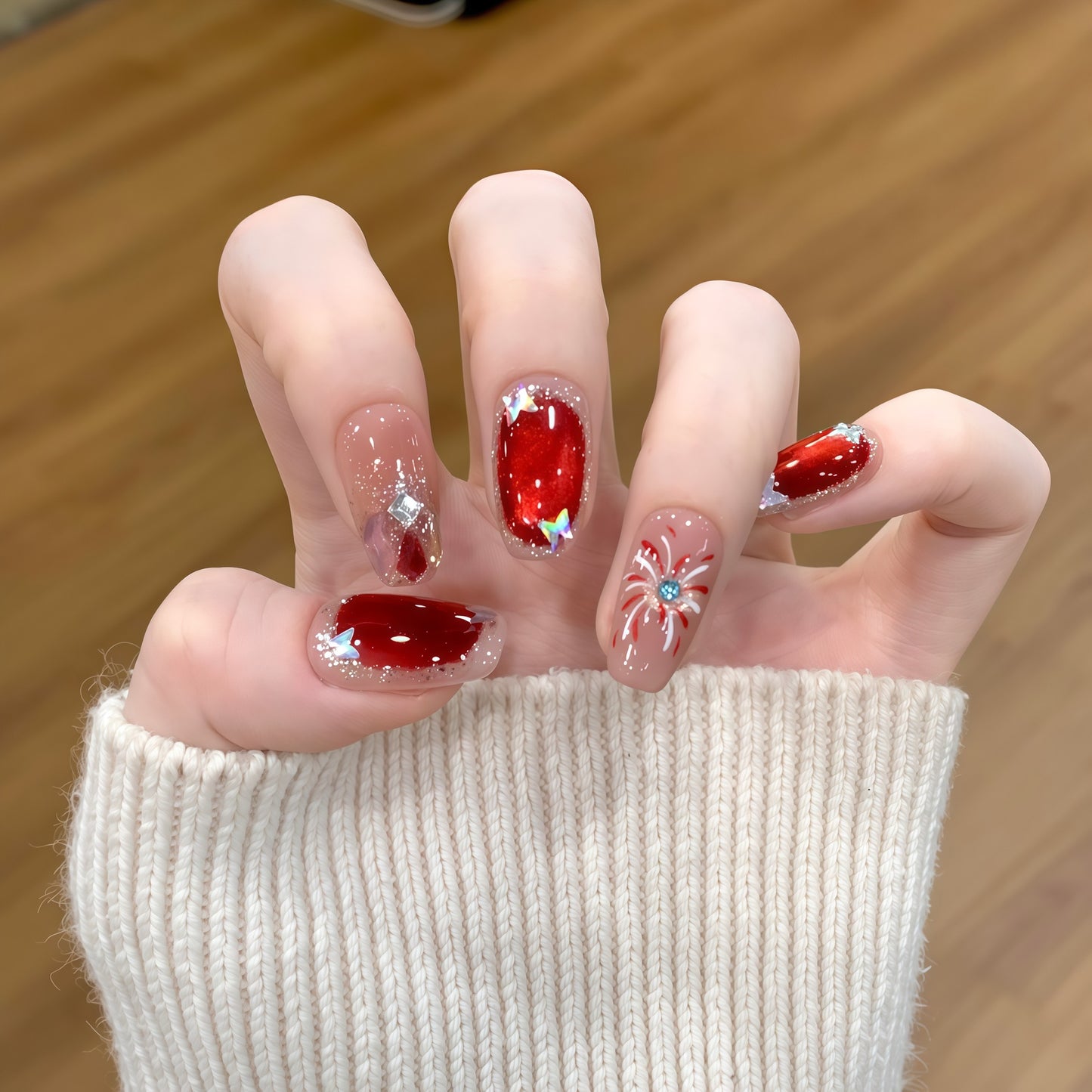 Glitzernde Kunstnägel Brehn