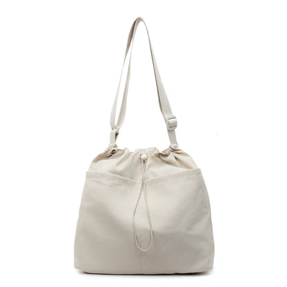 Kordelzugverschluss Utility Schultertasche
