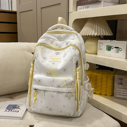 Stilvolle Stern-verzierte Schul-Rucksack Brehn