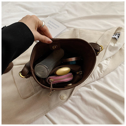Minimalistische Leder Umhängetasche