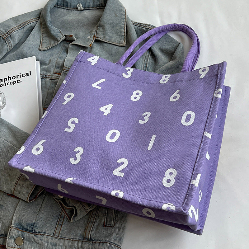 Lässige Canvas-Shopper-Tasche
