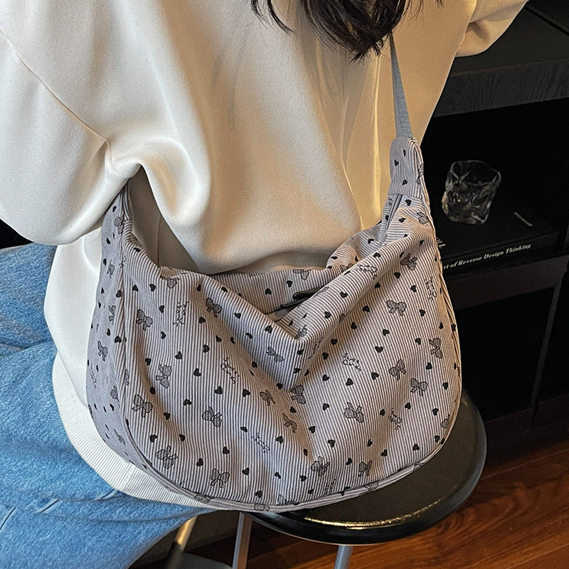 Lässige Blumenmuster Hobo Tasche