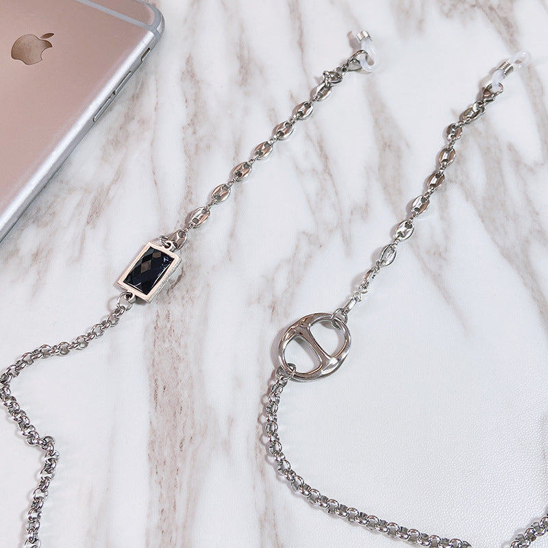 Elegante Brillenhalterkette mit Edlem Anhänger Brehn
