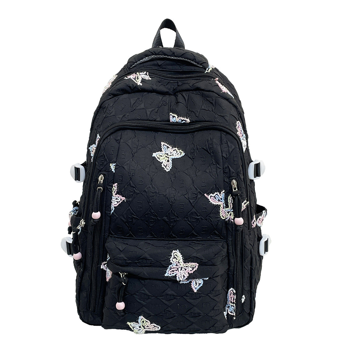Schmetterlingsverziertes Mehrfachfach-Rucksack