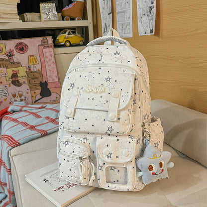Stylischer Sternenmuster-Rucksack Brehn