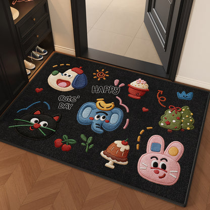 Künstlerischer dekorativer Bereichsteppich