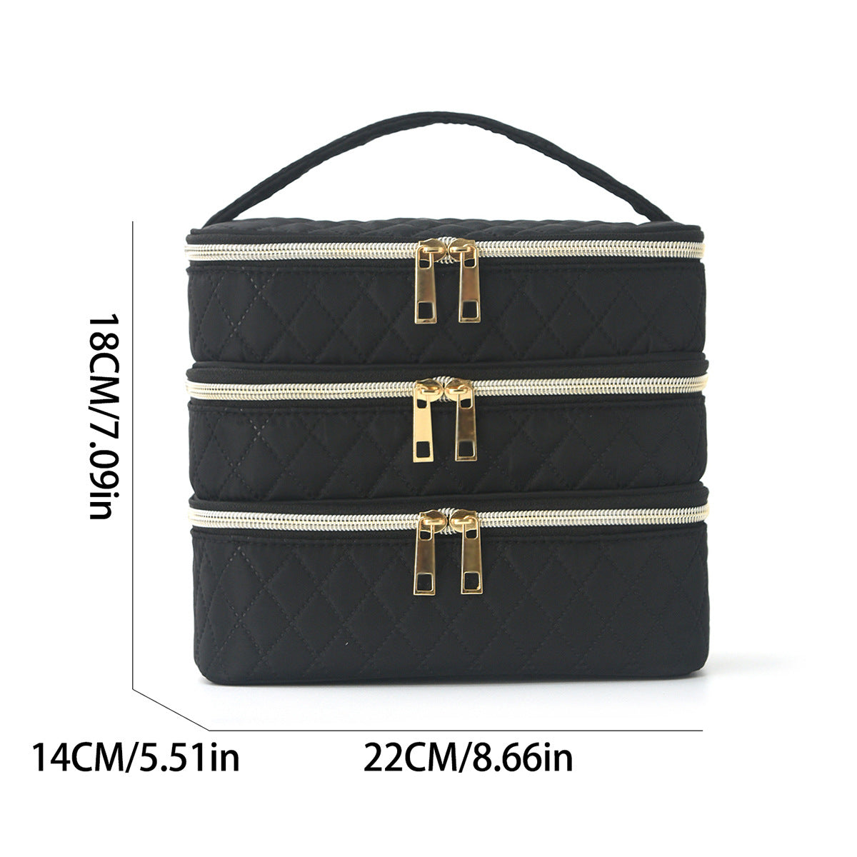 Kosmetik-Organizer Tasche mit Mehreren Fächern Brehn