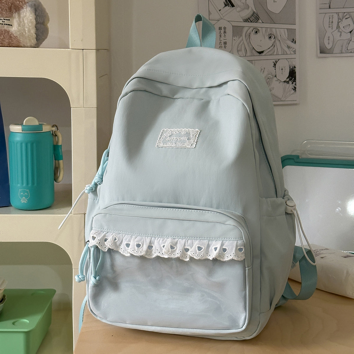 Stylischer Rüsch-Rucksack Brehn