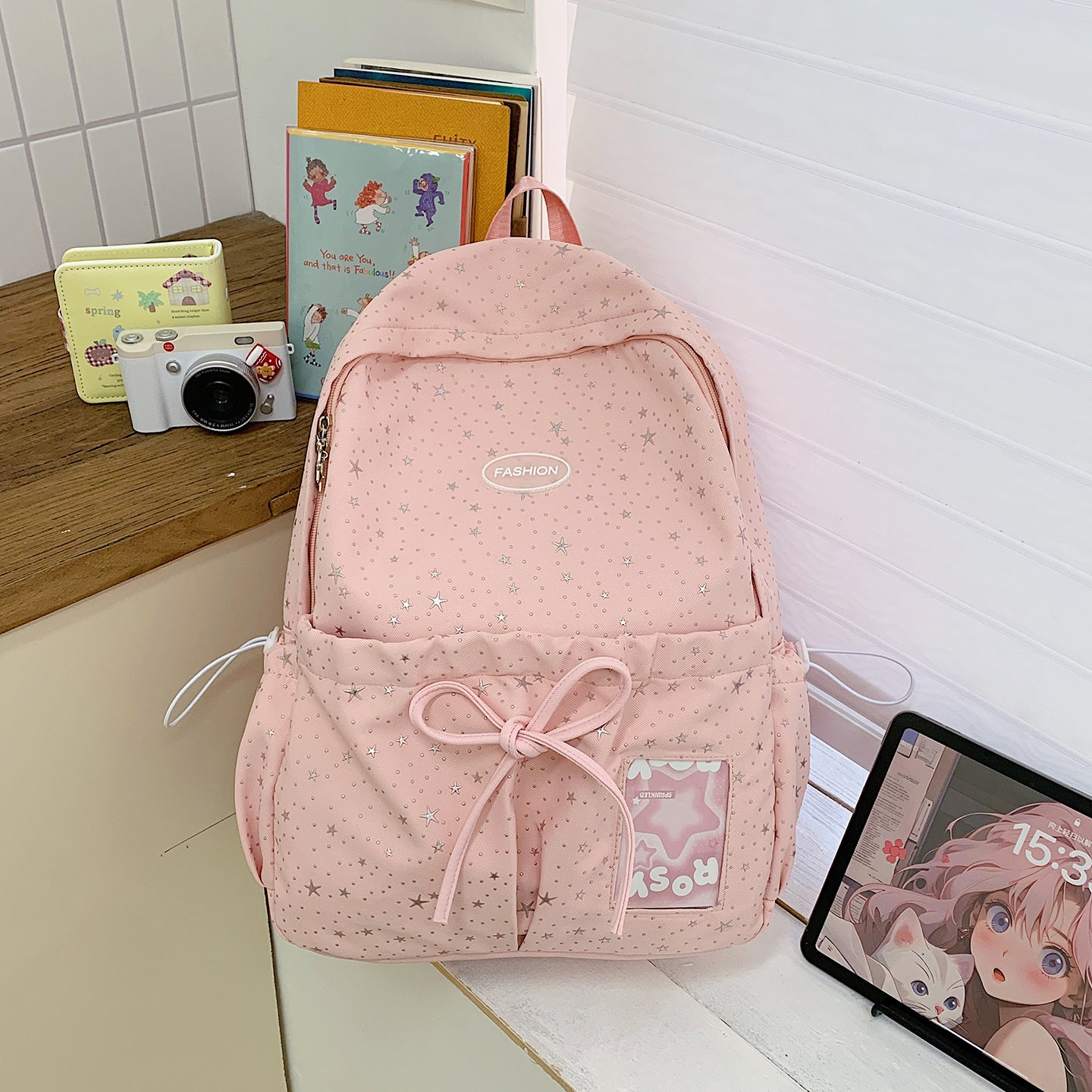 Sternen-Print Freizeit Rucksack Brehn