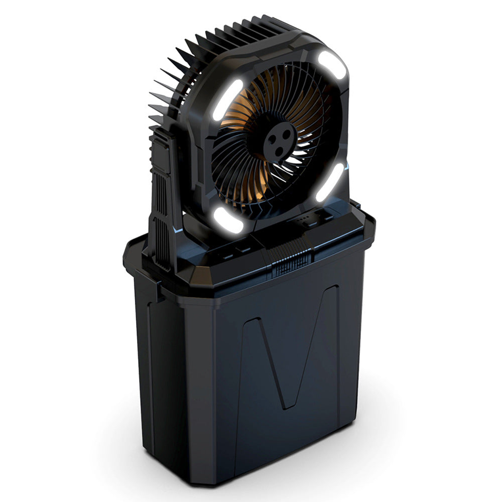 Tragbarer Zerstäuber Ventilator mit LED-Lichtern Brehn