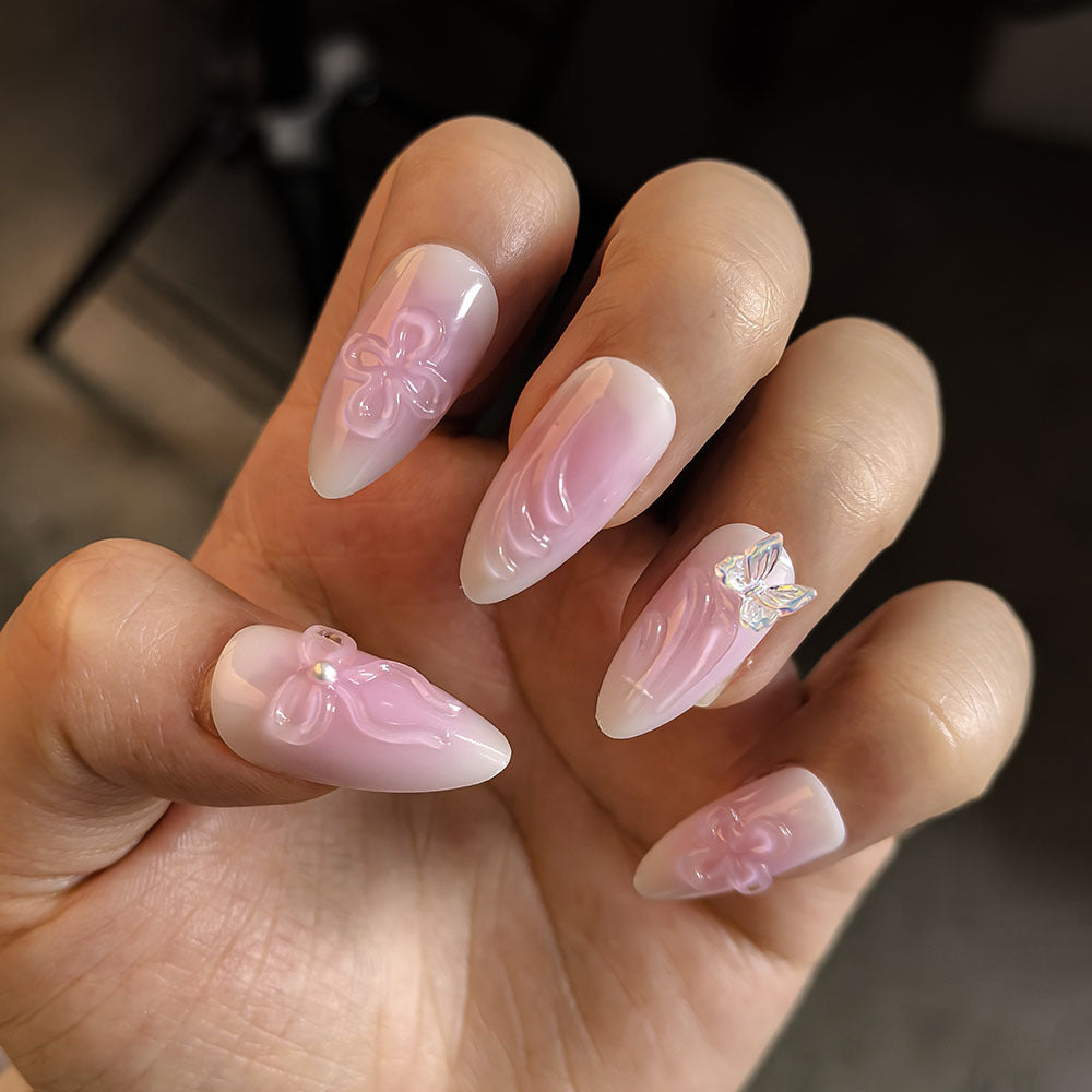 Elegantes Press-On-Nagelset Brehn