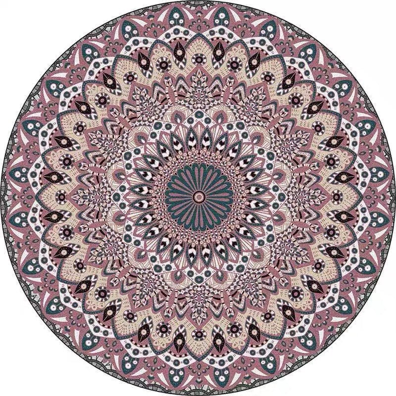 Mandala-Muster Bereichsteppich Brehn
