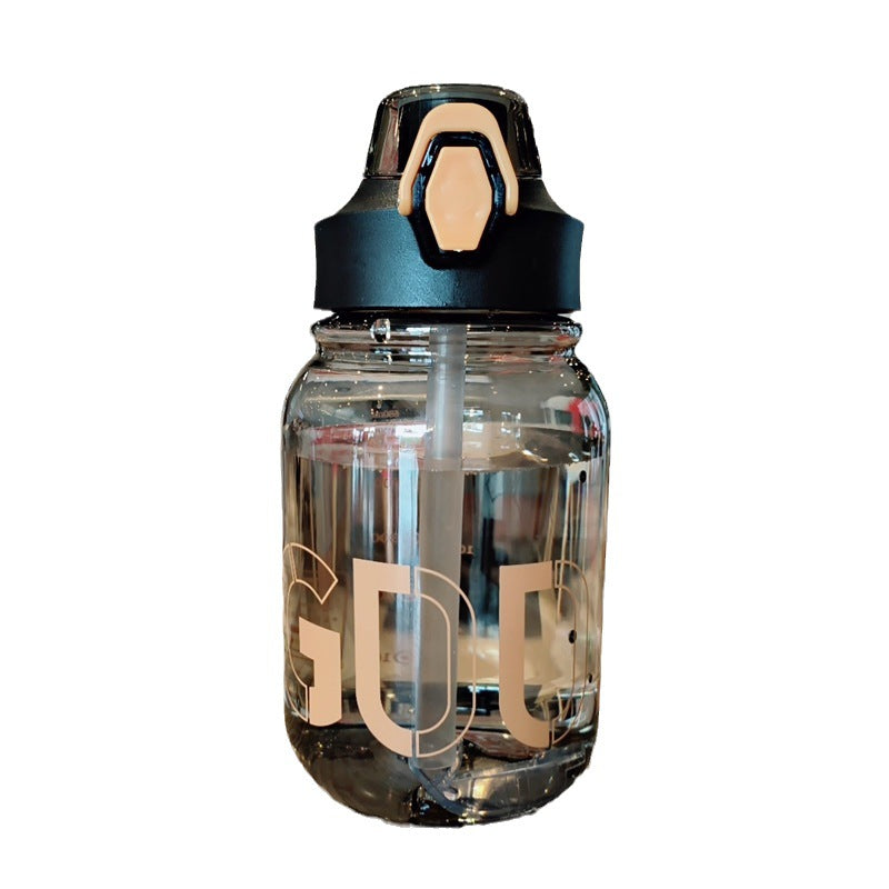 Damen Ergonomische Trinkflasche mit auslaufsicherem Deckel Brehn