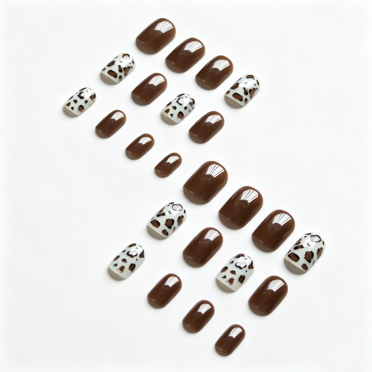 Leopard Print Nagelkunst Set
