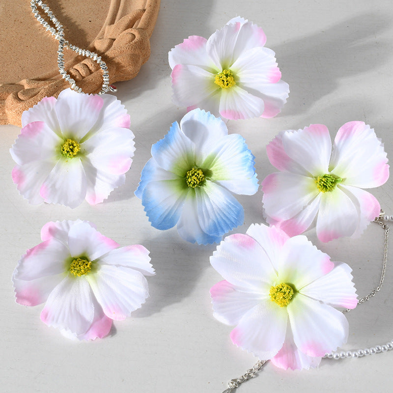 Elegante Blumige Haarklammer Set