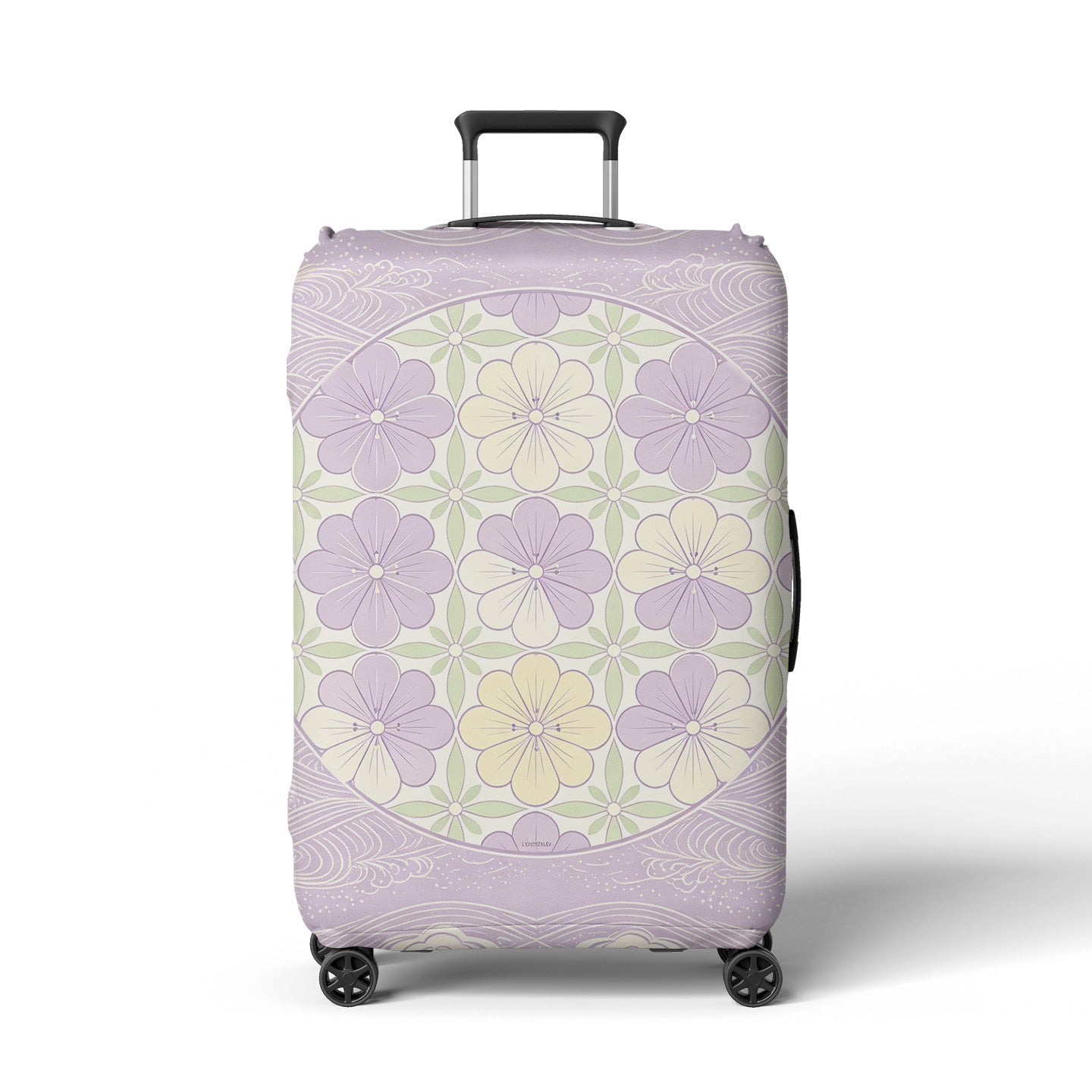 Damen Reisekoffer Brehn Blumendesign mit verstellbarem Griff