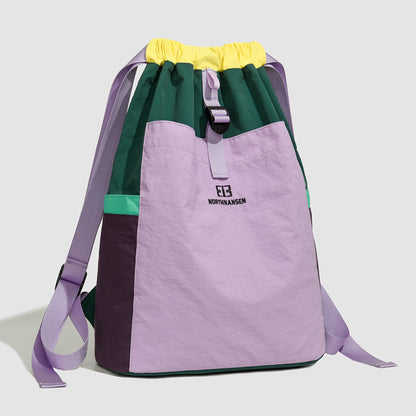 Bunter Kordelzug-Rucksack Brehn