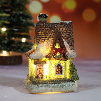 Dekorative Weihnachts-Spielzeughaus Figur