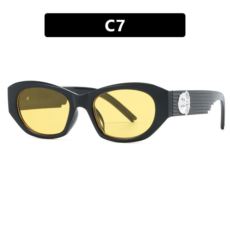 Damen modische Cat-Eye Sonnenbrille mit markantem Design und luxuriösen Details Brehn