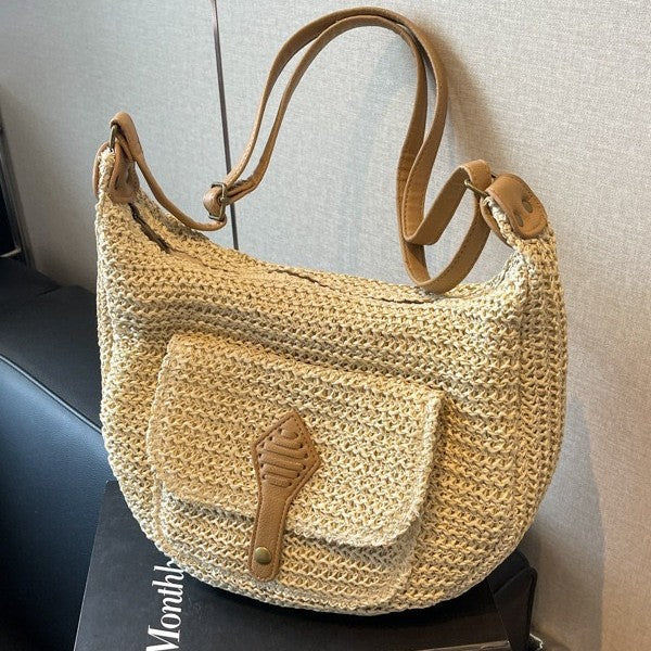 Handgefertigte Makramee-Hobo-Tasche Brehn