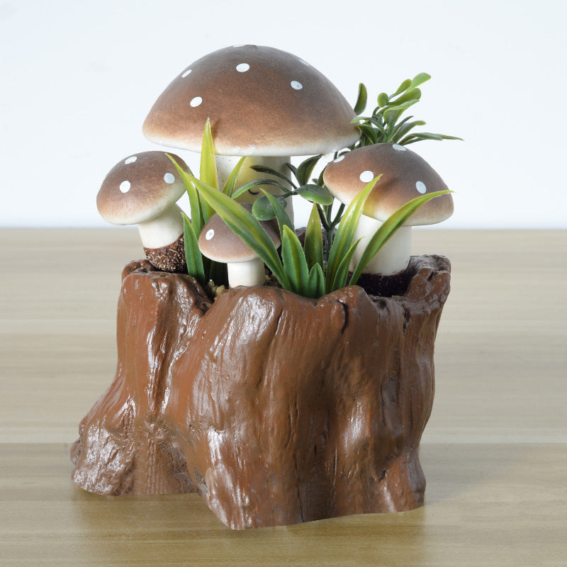 Dekorative Pilzpflanzen-Skulptur
