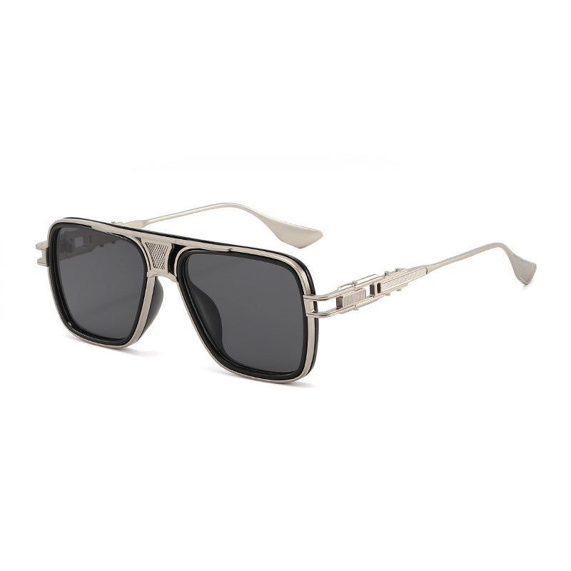 Herren Übergroße Quadratische Rahmen Sonnenbrille Brehn