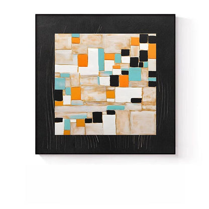 Abstrakte expressionistische Leinwandkunst für Wände