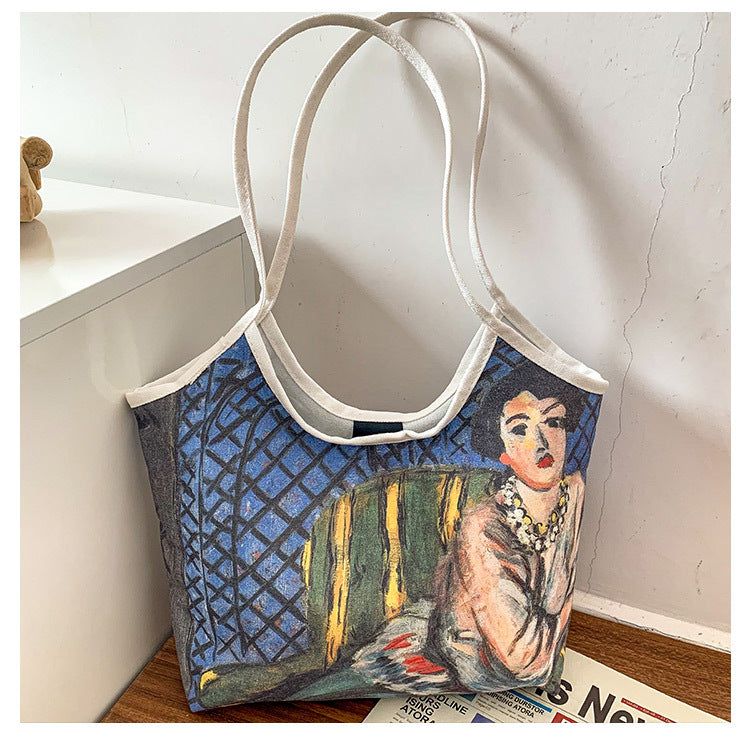 Künstlerische Drucktasche