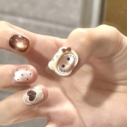 Kunstnägel mit Verspieltem Tierdesign Brehn