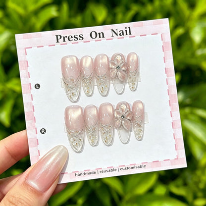 Anpassbare Ombre Press-On Nägel