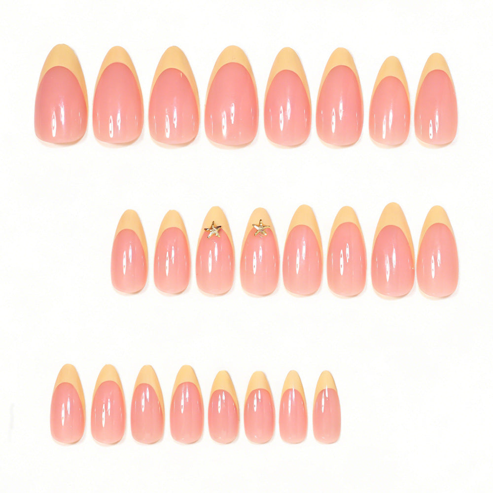 Elegante Stiletto-Nagelkunst-Tipps mit Seestern-Akzenten Brehn