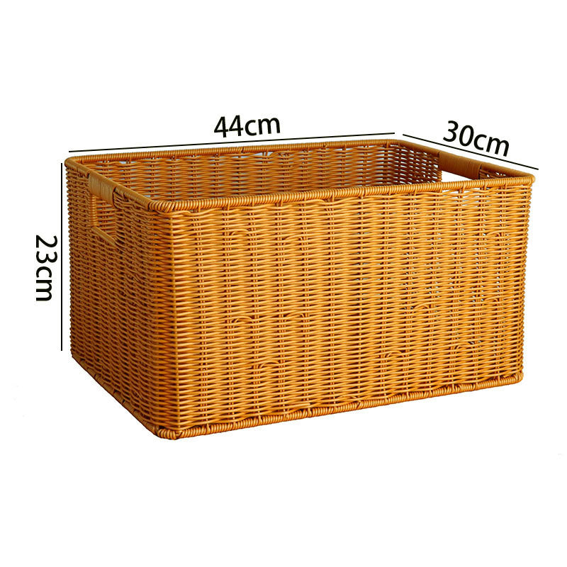 Rattan Aufbewahrungskorb mit Griffen Brehn