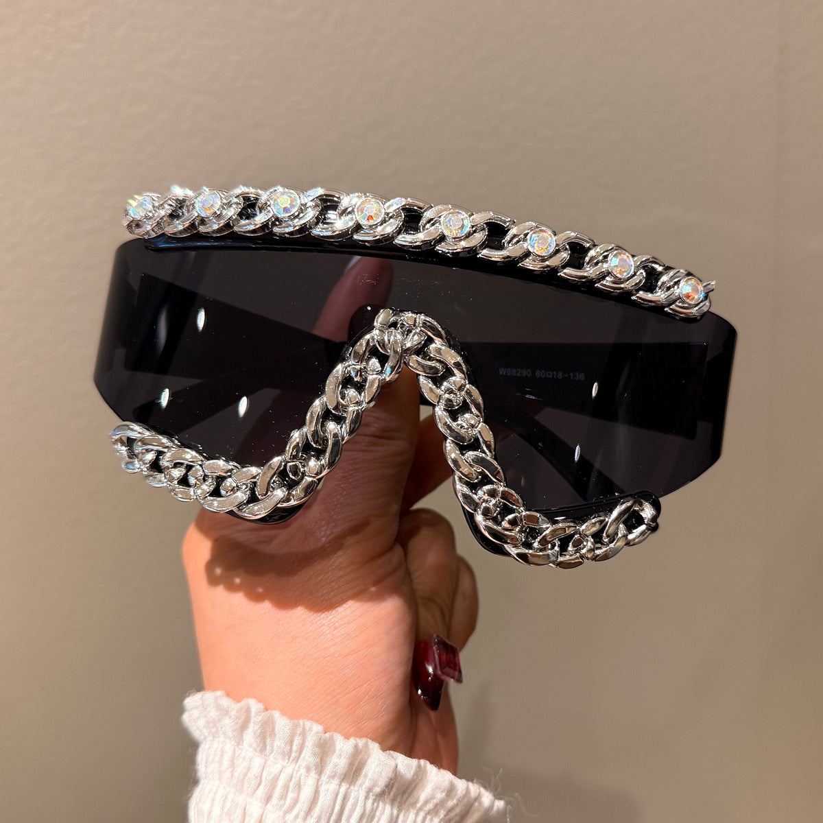 Damen Fashion-Schutzbrille mit glamourösen Kristallverzierungen Brehn