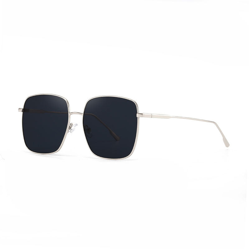 Damen Sonnenbrille mit modernem quadratischen Edelstahlrahmen und polarisierenden Gläsern Brehn