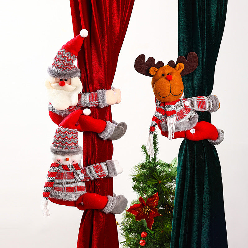 Weihnachtsmann Vorhang-Halter Brehn
