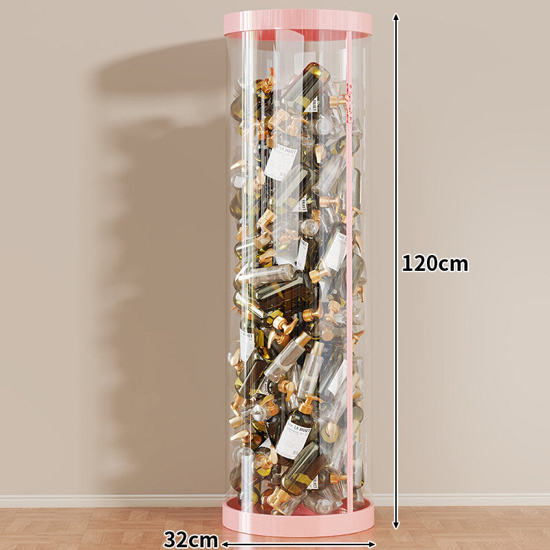Hohe klare acryl vertikale Display-Zylinder für Mini-Parfüm- & Probeflaschen-Sammlung
