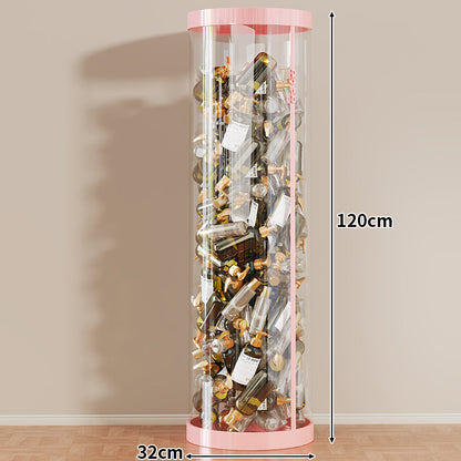 Hohe klare acryl vertikale Display-Zylinder für Mini-Parfüm- & Probeflaschen-Sammlung
