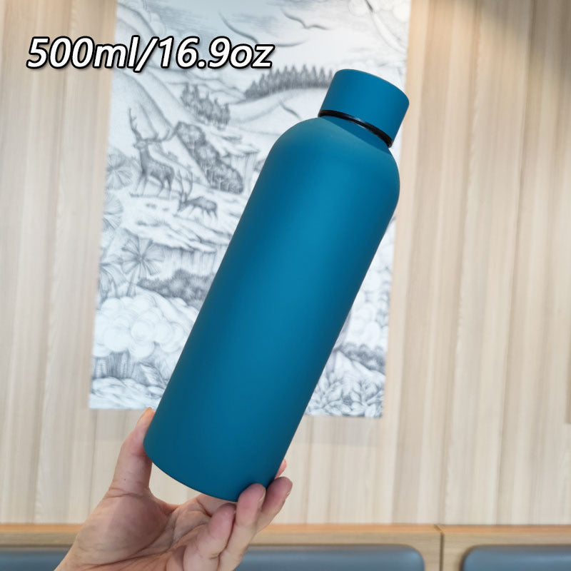 Damen Hochwertige Edelstahltrinkflasche mit rutschfestem Griff Brehn