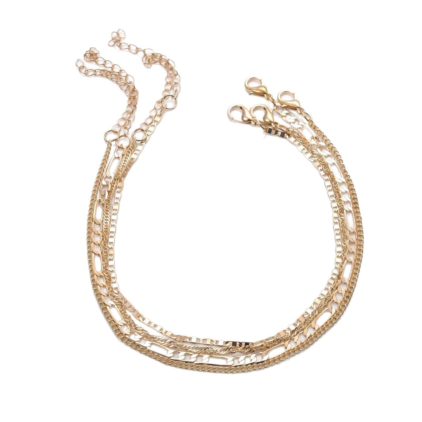 Elegante Drei-Strang-Link-Armbanduhr Brehn