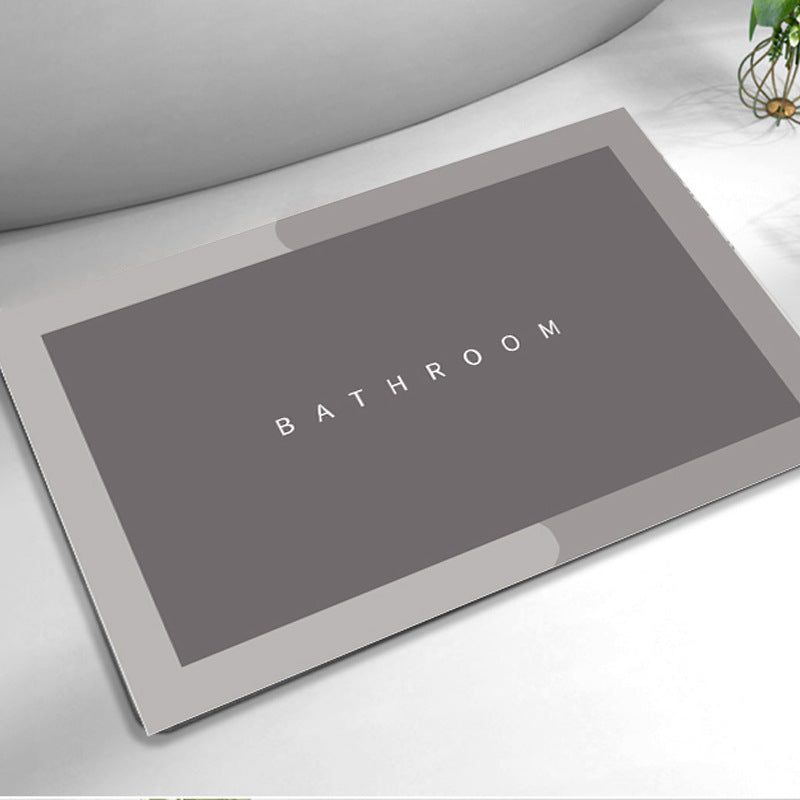 Minimalistische Fußmatte für den Eingang Brehn