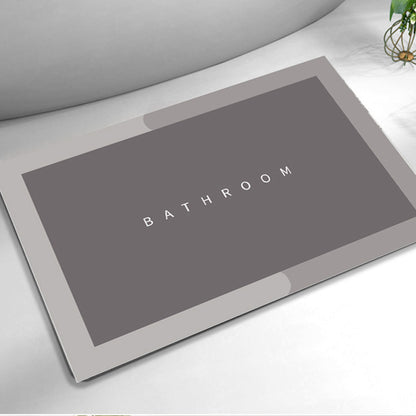 Minimalistische Fußmatte für den Eingang Brehn